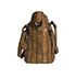 Croc Embossed Pleated Bag, side view